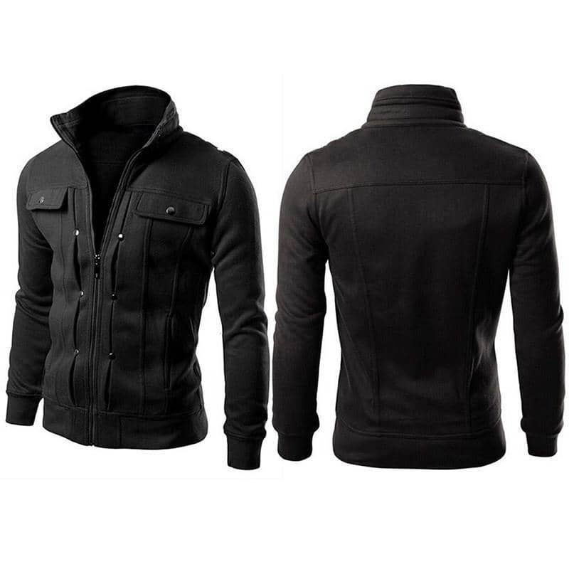 Men's Plain Fleece Jacket